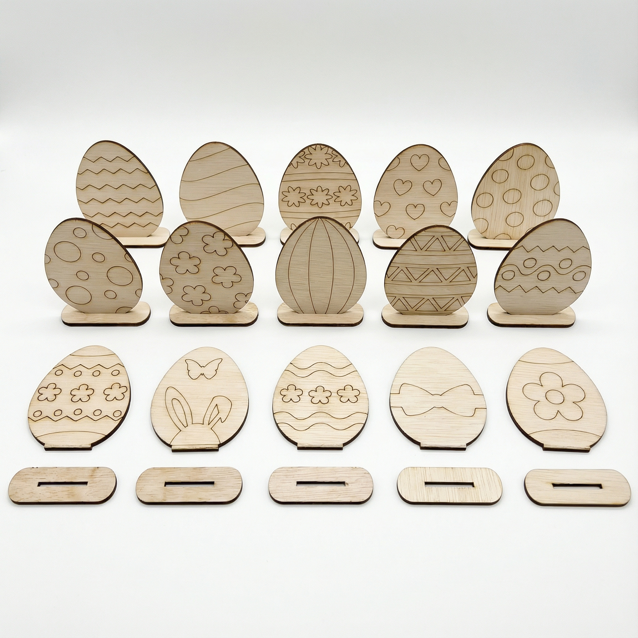 pisanki z sklejki do kolorowania 1 Pisanki z sklejki do kolorowania - obrazek 1